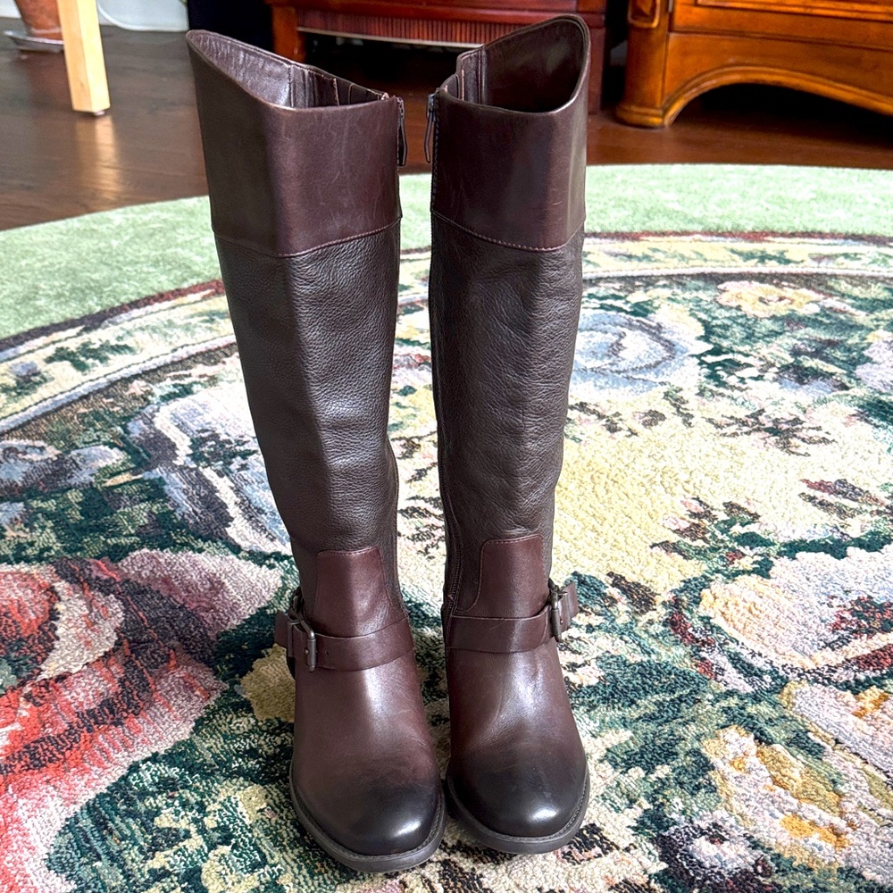 Vince Camuto Dark Brown Leather Boots